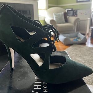 White House black market suede pumps size 8